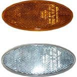Oval Clear Reflector Self Adhesive