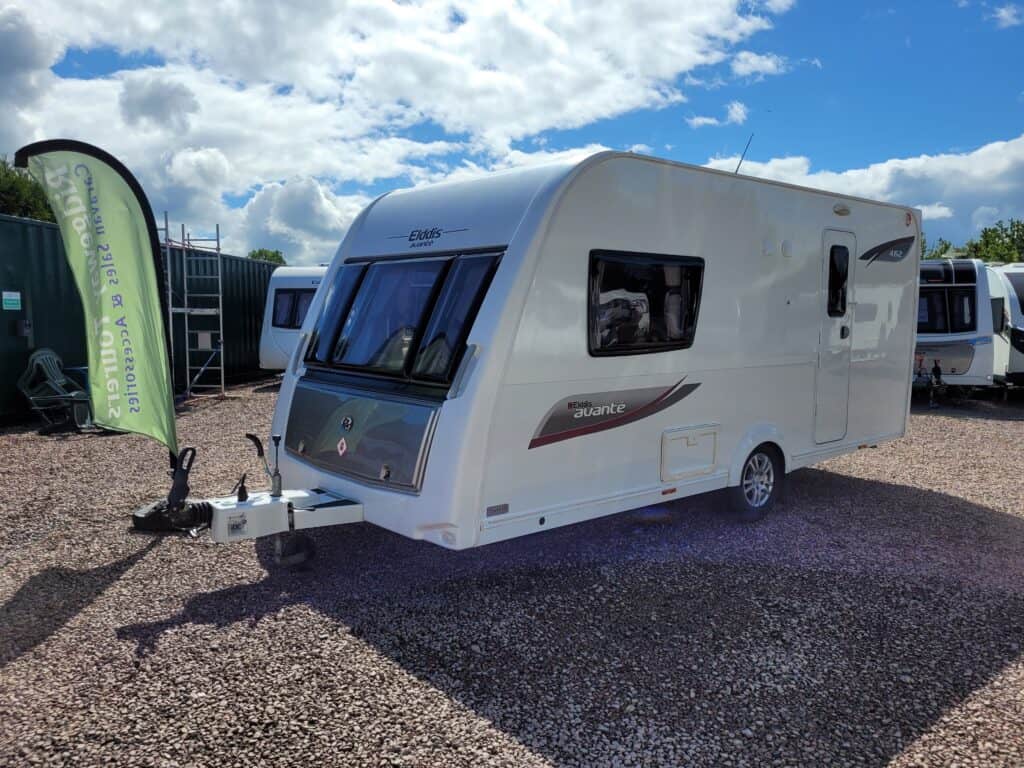 Avante caravan for sale, perfect for family holidays and outdoor adventures at Ridgeway Tourers.