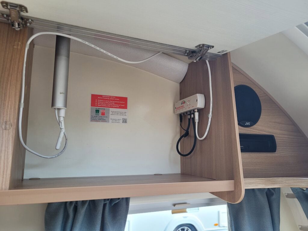 Under-Cabinet Storage for Camper Vans and Motorhomes.